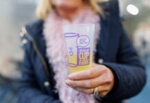 Írországban elindult a közösségi események első körforgásos pohárrendszere pohár