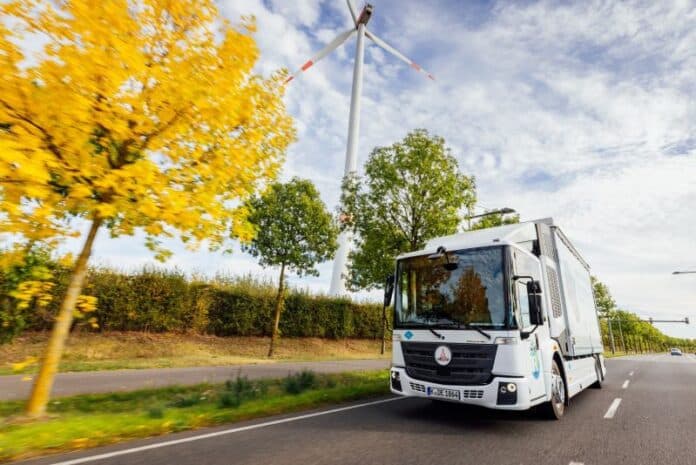 BMW hidrogén teherjármű; BMW hydrogen truck